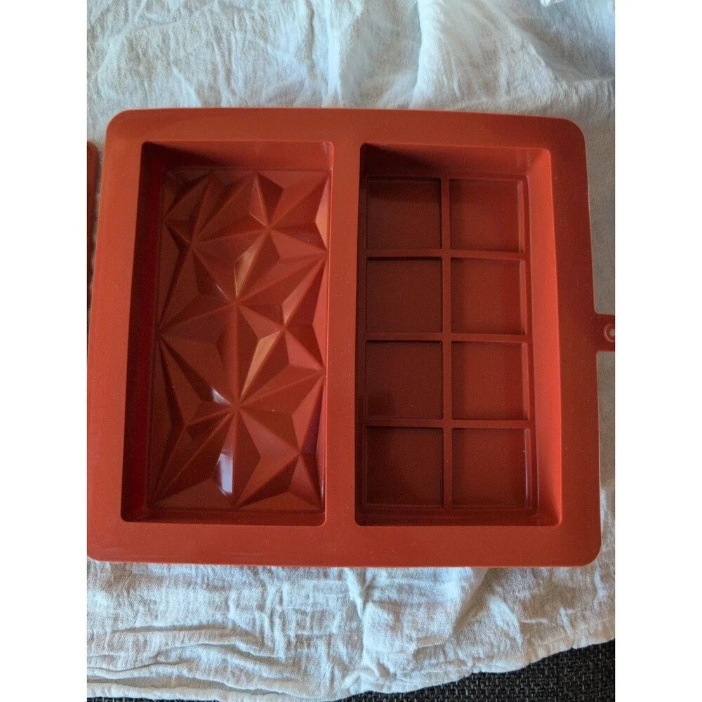 Silicone Heat Resistant Chocolate Molds Set Of 2